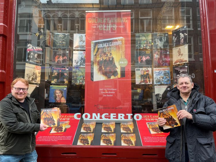 Dick Maas Concerto store Amsterdam Golden Earring video clips book promotion February 04 2022